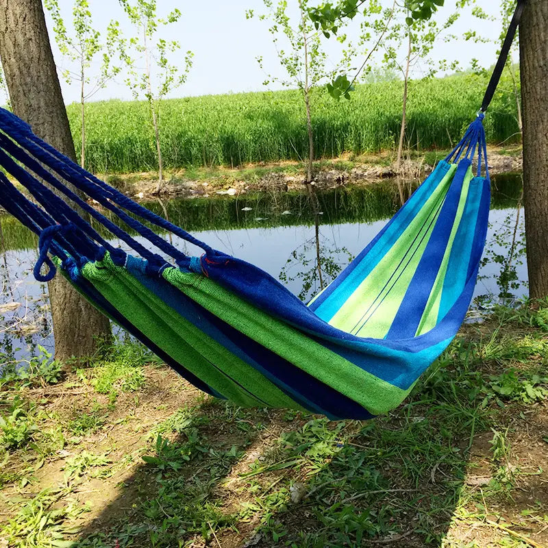 Outdoor Double Rocking Bed and Hanging Hammock Chair