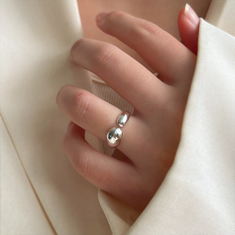 Colorful Zircon Ring Collection - Chic Open Ring Design