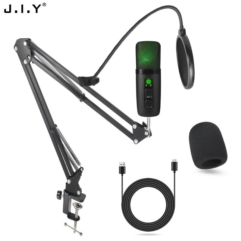 USB Noise Canceling Microphone Set for Recording & Gaming