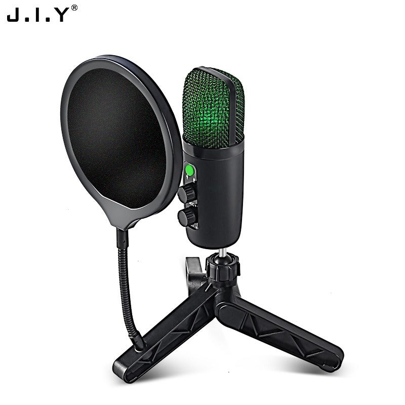 USB Noise Canceling Microphone Set for Recording & Gaming