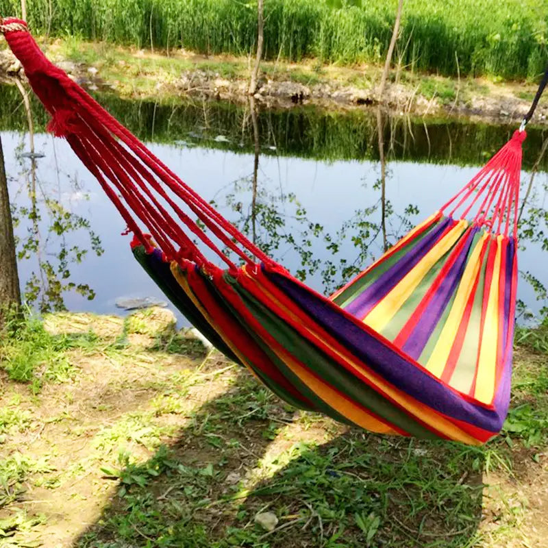 Outdoor Double Rocking Bed and Hanging Hammock Chair