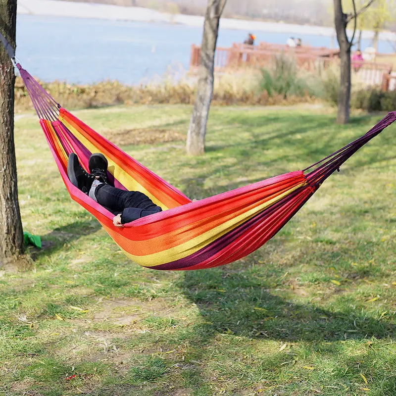 Outdoor Double Rocking Bed and Hanging Hammock Chair