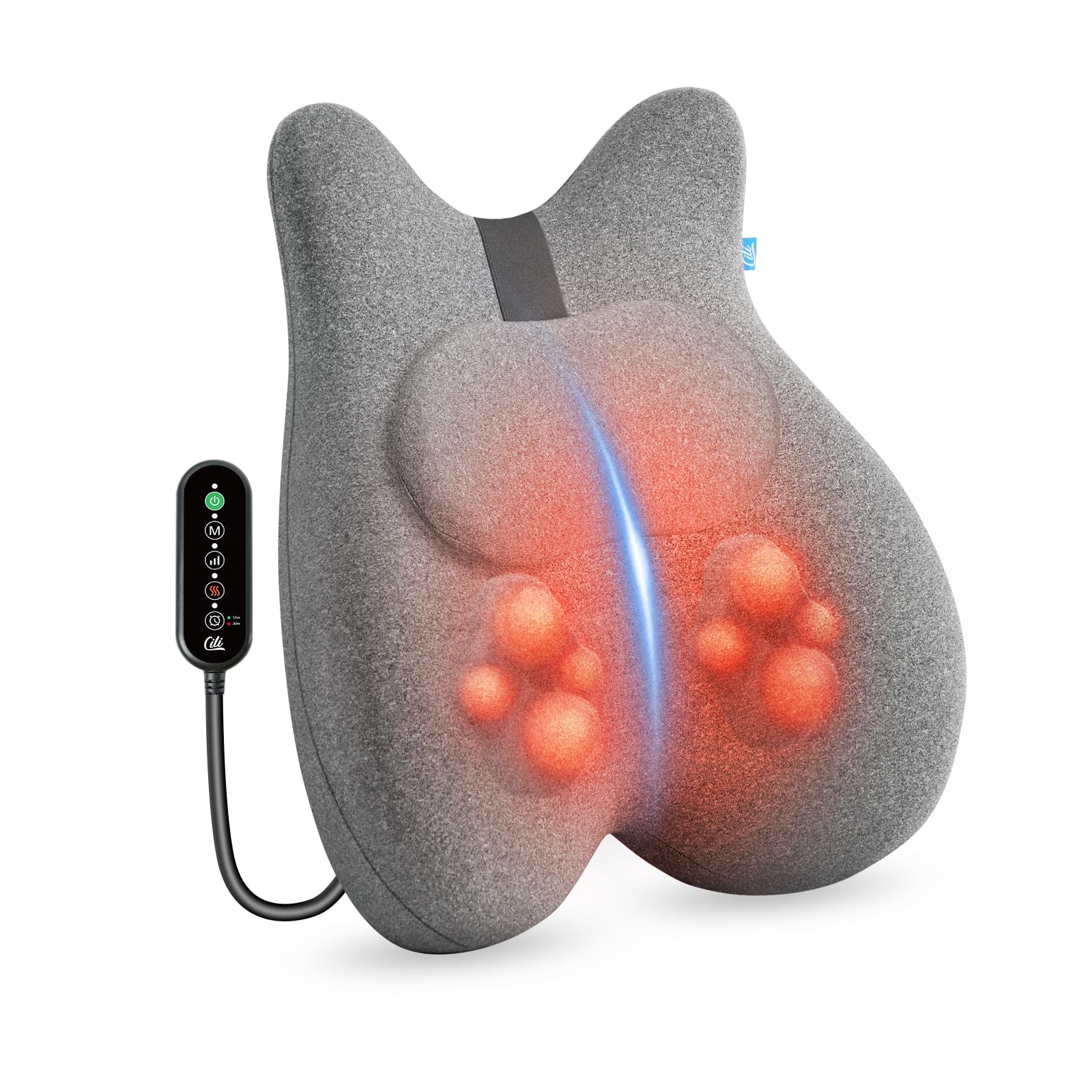 Heat Shiatsu Lumbar Back Massager