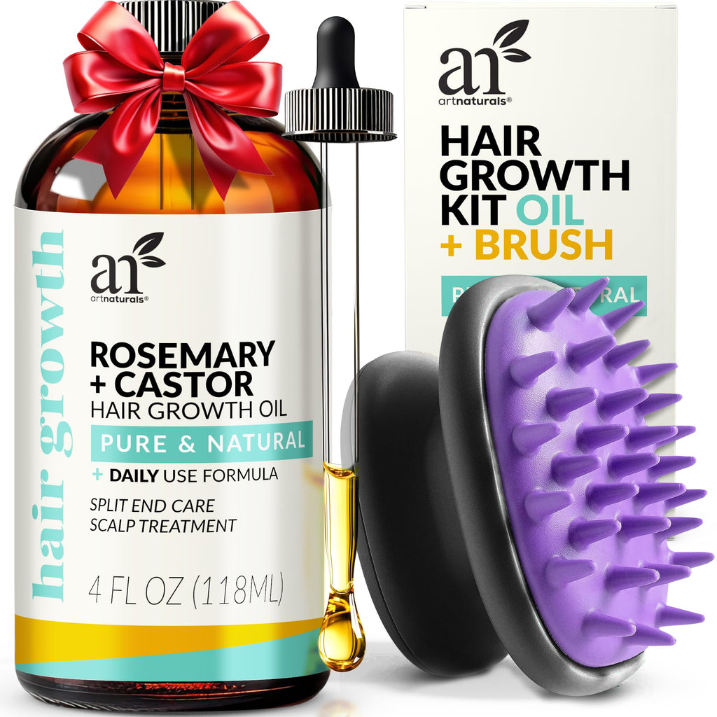 ArtNaturals Rosemary Castor Growth Oil Set