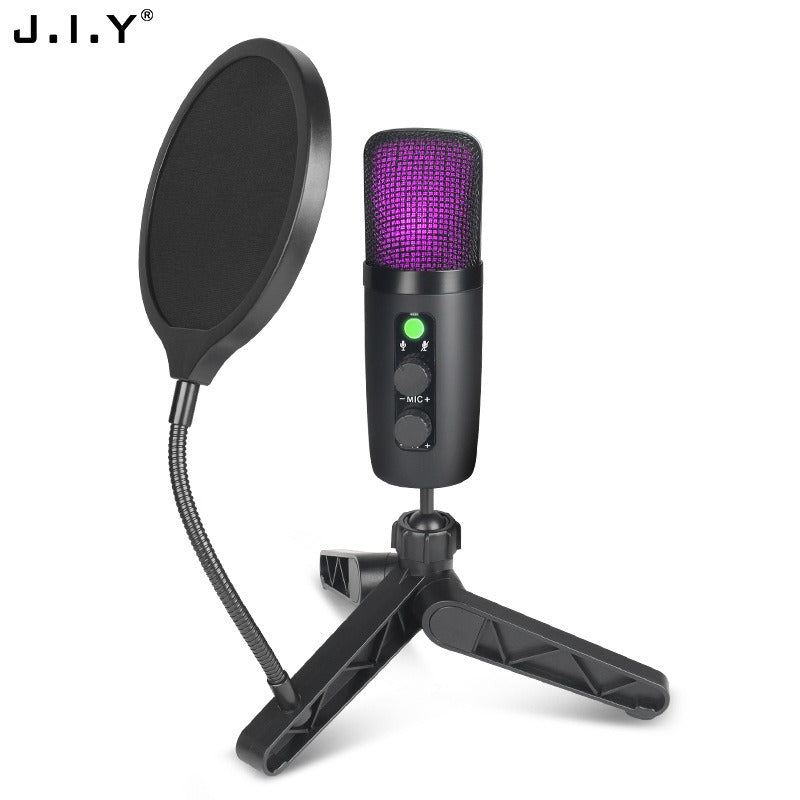 USB Noise Canceling Microphone Set for Recording & Gaming