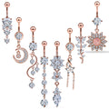 Belly Rings Stainless Surgical Steel Piercing