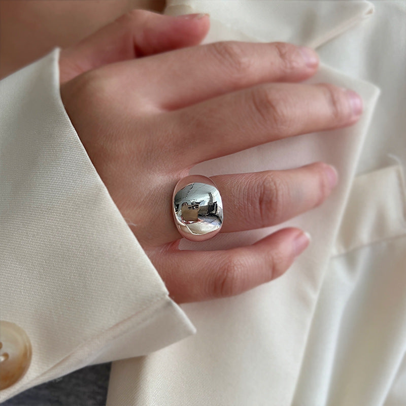 Colorful Zircon Ring Collection - Chic Open Ring Design