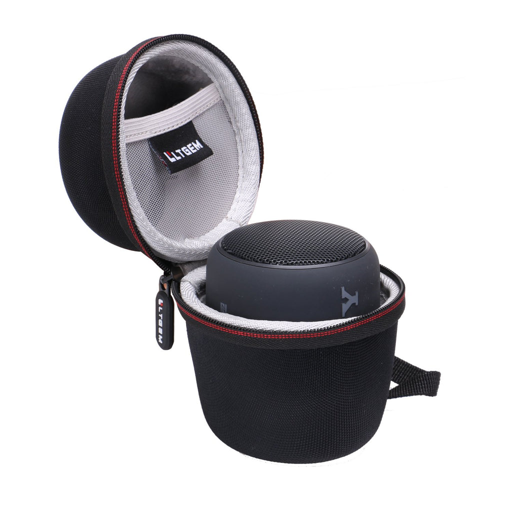 LTGEM Case Compatible with Sony SRSXB13/B/SRS-XB100 / SRS-XB12 Extra Bass Portable Waterproof Speaker Black+Grey